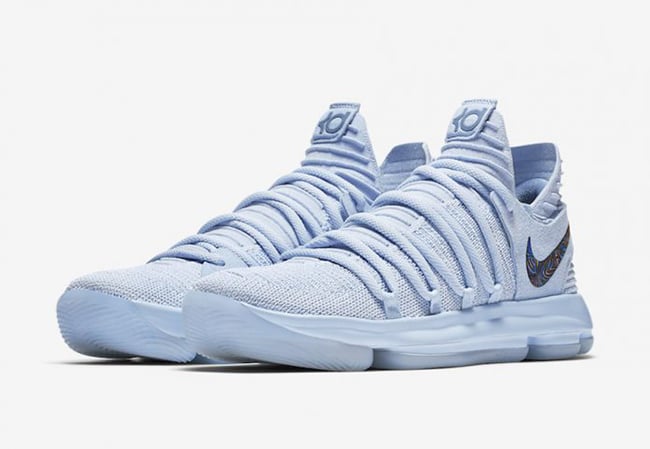 Nike KD 10 Anniversary Faint Blue 897817-900