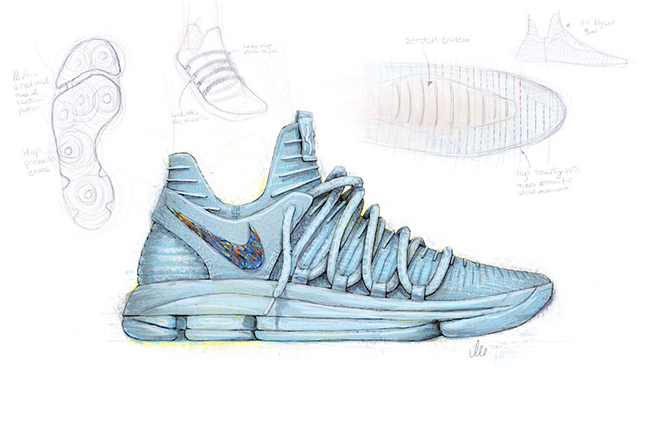 Nike KD 10 Sketch