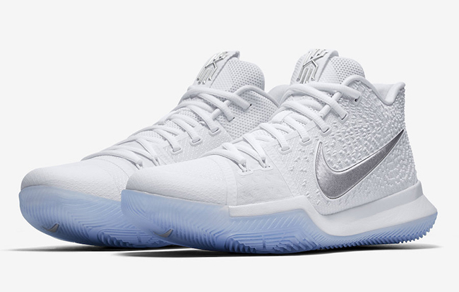 Nike Kyrie 3 White Chrome 852395-193 Release Date