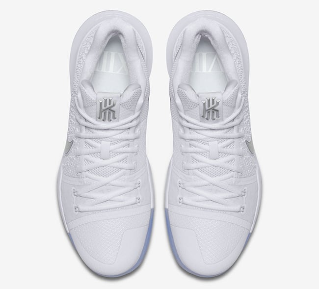 Nike Kyrie 3 White Chrome 852395-193 Release Date