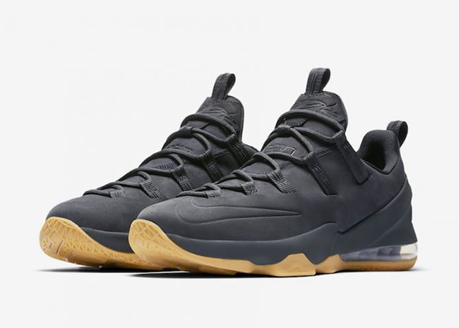 Nike LeBron 13 Low Premium ‘Anthracite’ Official Images