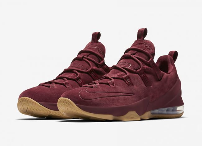 Nike LeBron 13 Low Premium ‘Team Red’ Official Images