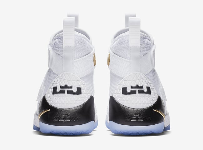Nike LeBron Soldier 11 White Gold Black Release Date