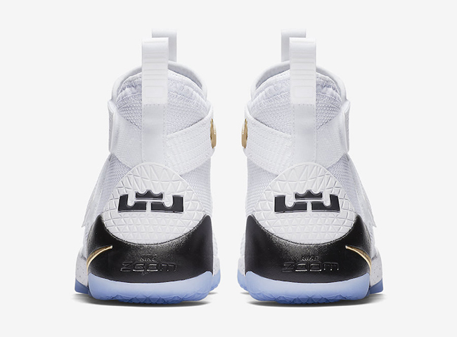 Nike LeBron Soldier 11 White Gold Black Release Date