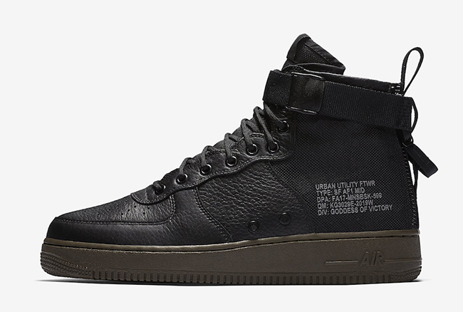 black mid top af1