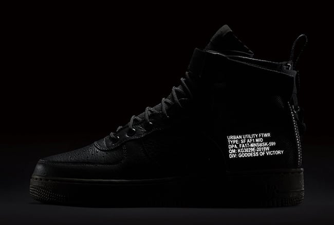 Nike SF-AF1 Mid Black Cargo Khaki Release Date