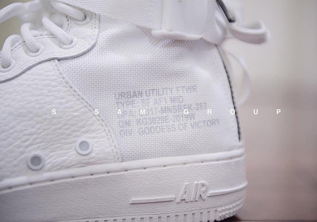 Nike SF-AF1 Mid Triple White Release Date