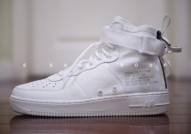 Detailed Look at the Nike SF-AF1 Mid ‘Triple White’