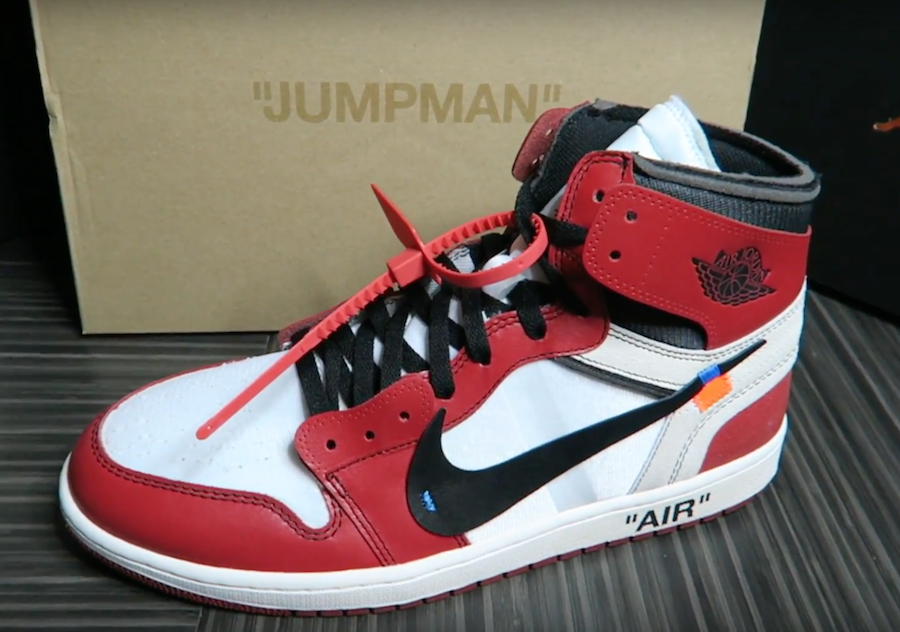 jordan 1 off white chicago retail price