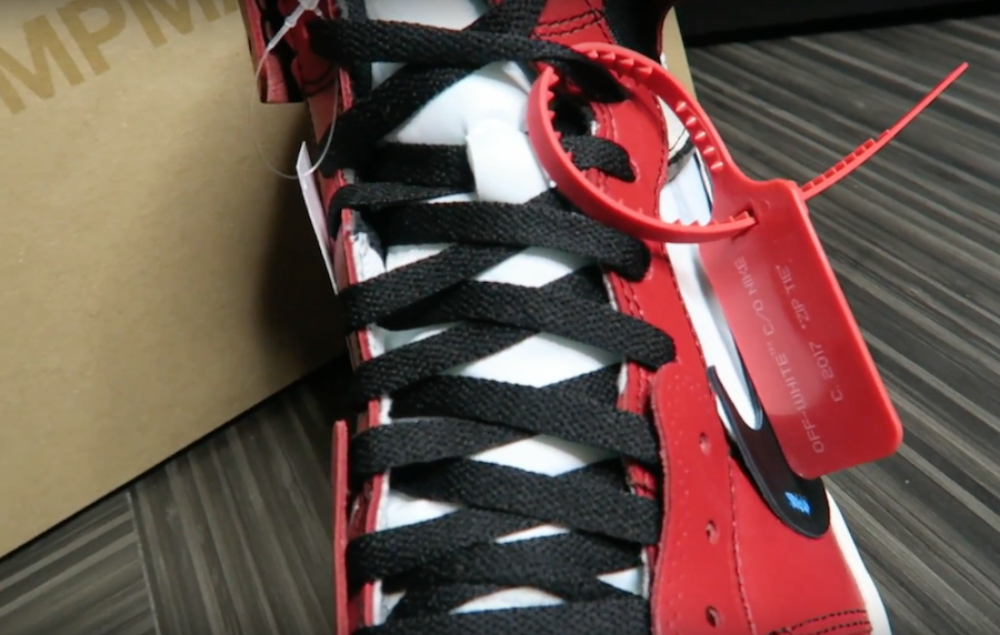 off white jordan 1 chicago laces