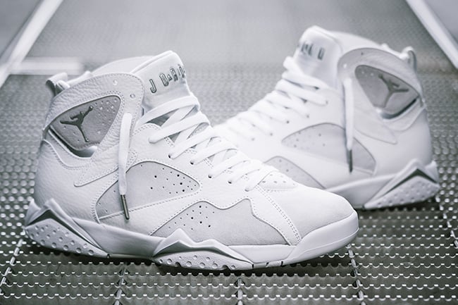 jordan 7 pure money on feet