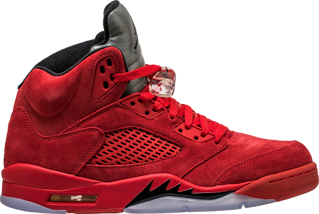 Red Suede Air Jordan 5 136027-602
