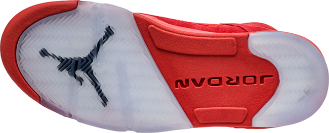 Red Suede Air Jordan 5 136027-602