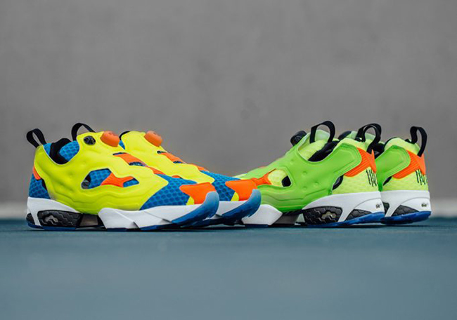 reebok pump fury neon