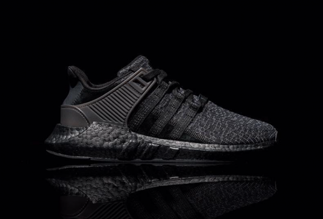 adidas EQT Support 93/17 Boost Triple Black | SneakerFiles