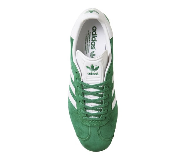 adidas Gazelle Green Suede White