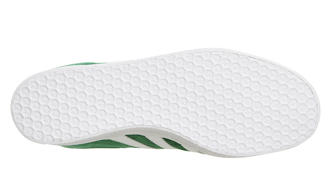 adidas Gazelle Green Suede White