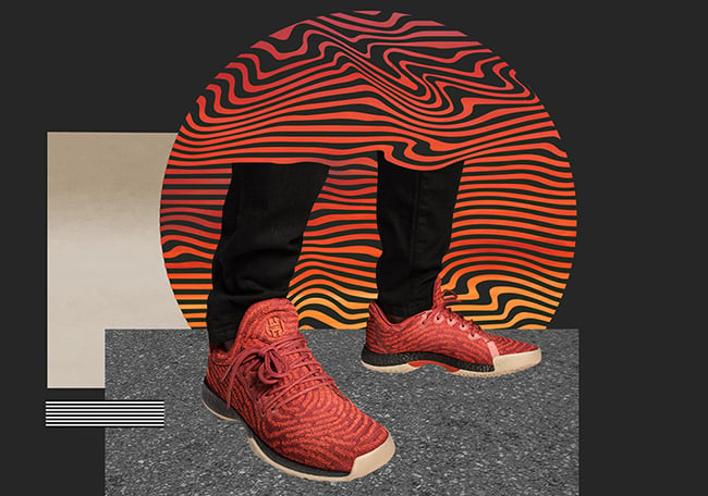 adidas Harden LS Fast Life Red Orange