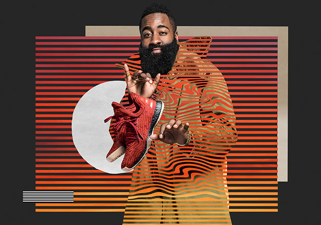 adidas Harden LS Fast Life Red Orange