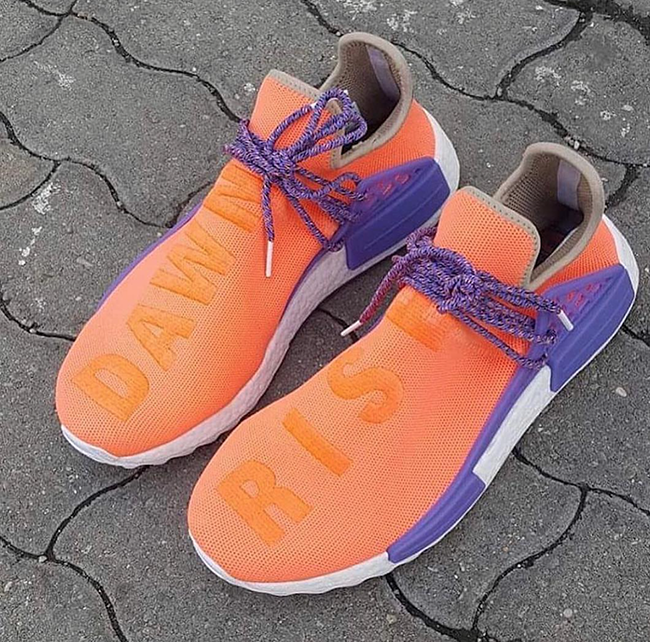 adidas NMD HU Rise Dawn Orange Purple