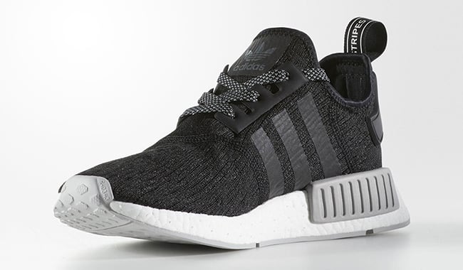 black and gray nmd