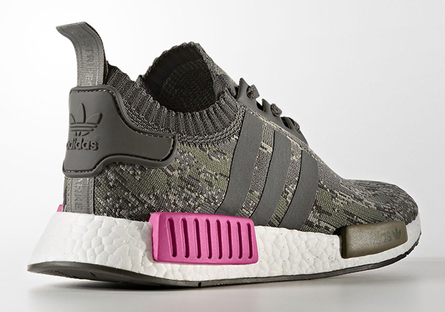 adidas NMD R1 Primeknit Utility Grey Camo Release Date