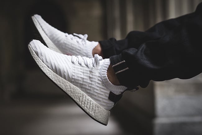 adidas NMD R2 Primeknit White Black BY3015 Release Date | SneakerFiles