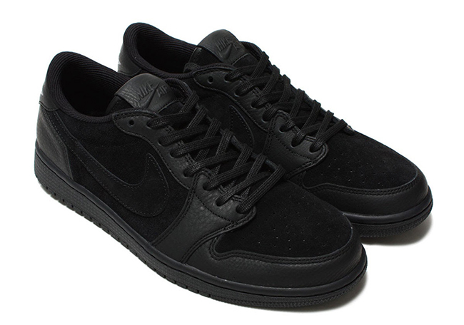 Air Jordan 1 Low Premium Triple Black