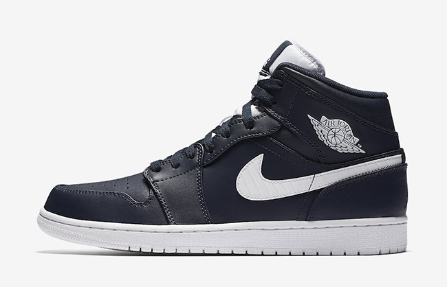 Air Jordan 1 Mid Obsidian