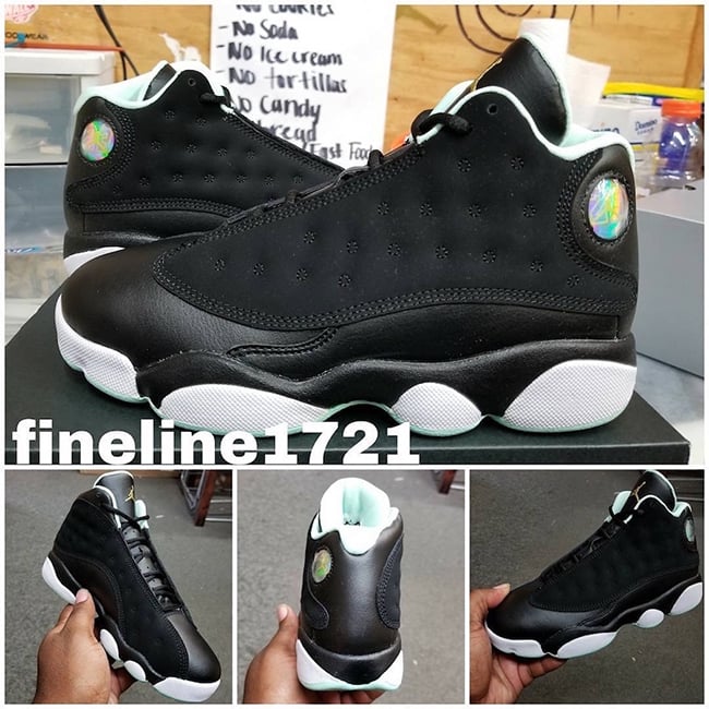 jordan 13 mint green