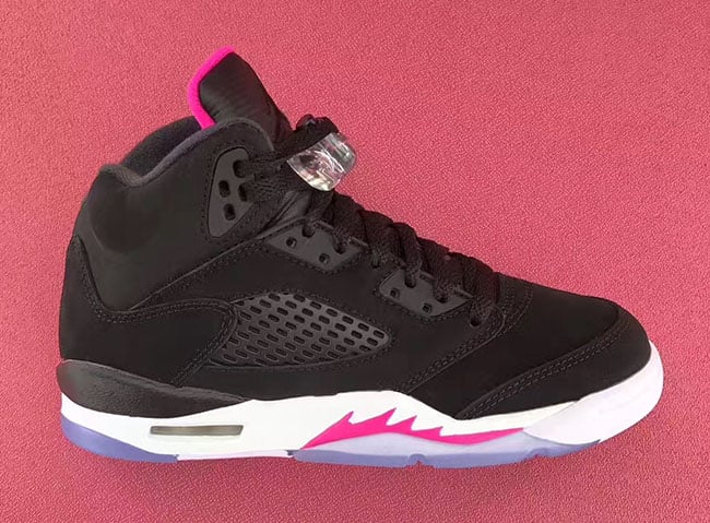 jordan 5 pink and grey