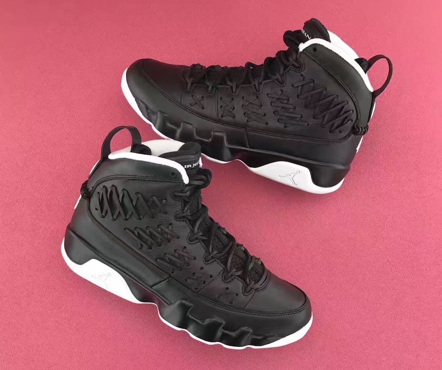 Air Jordan 9 Baseball Glove Black Leather Pack