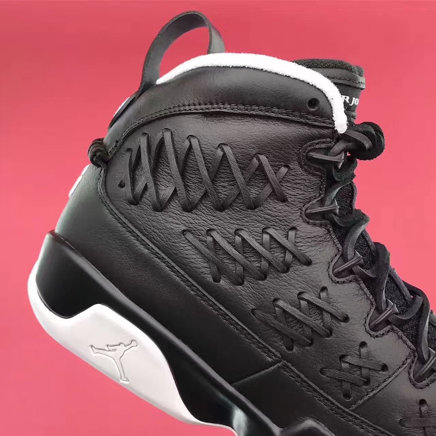 Air Jordan 9 Baseball Glove Black Leather Pack