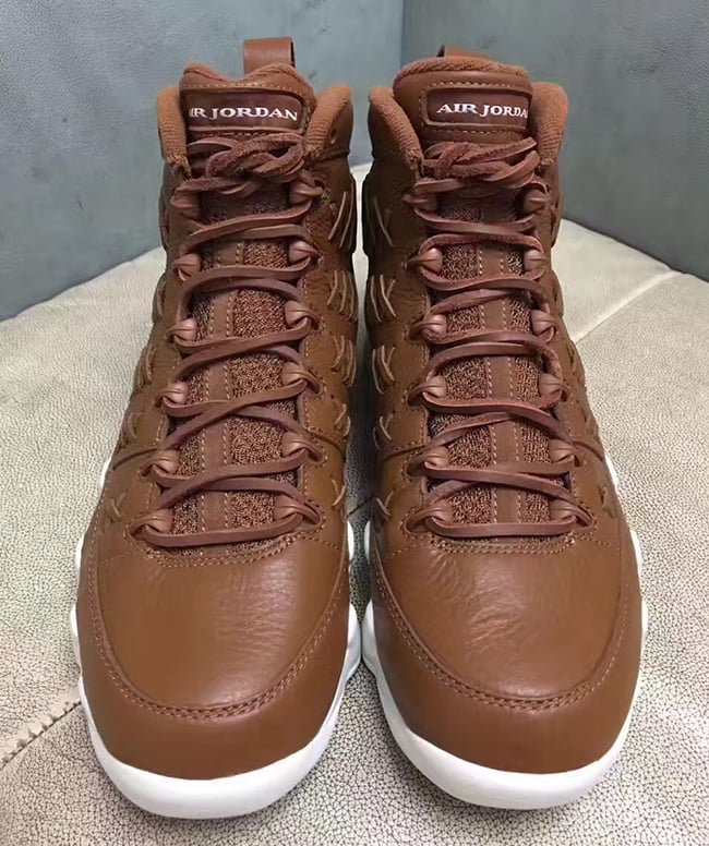 Air Jordan 9 Baseball Glove Brown Leather Release