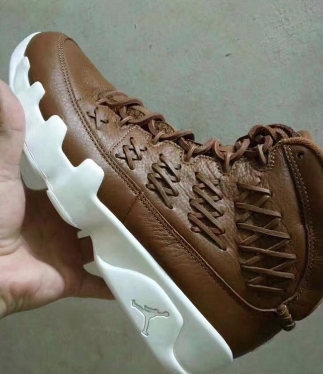 Air Jordan 9 Brown Leather Baseball Glove