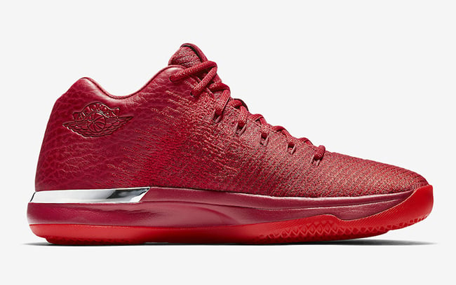 Air Jordan XXX1 Low Chicago Away Gym Red