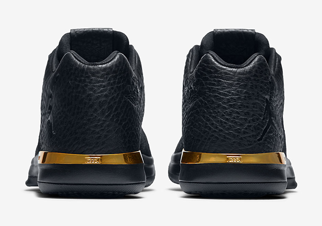 Air Jordan XXX1 Low Triple Black Gold Release Date