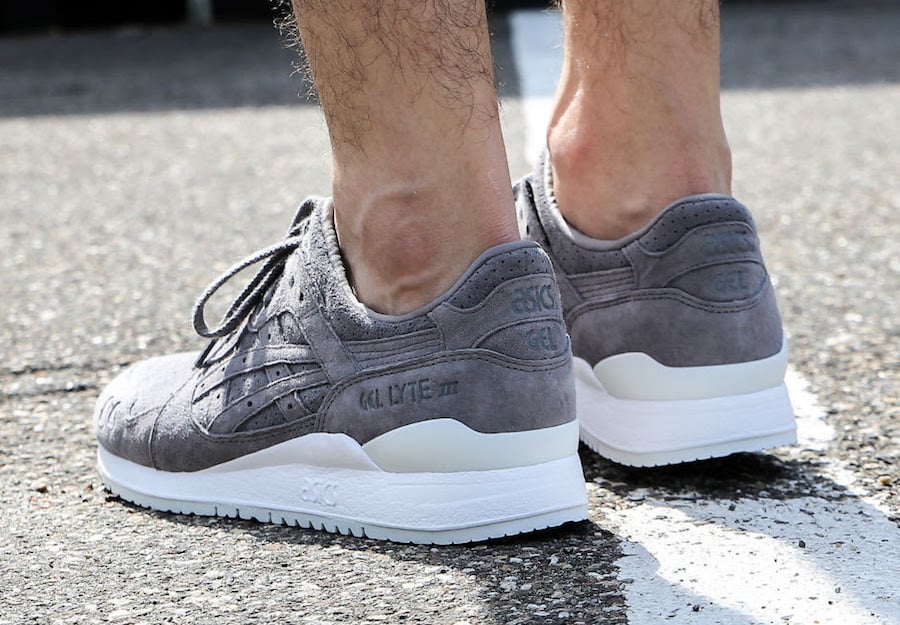 asics gel lyte iii grey suede