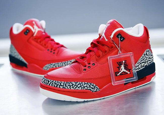 all red 3s