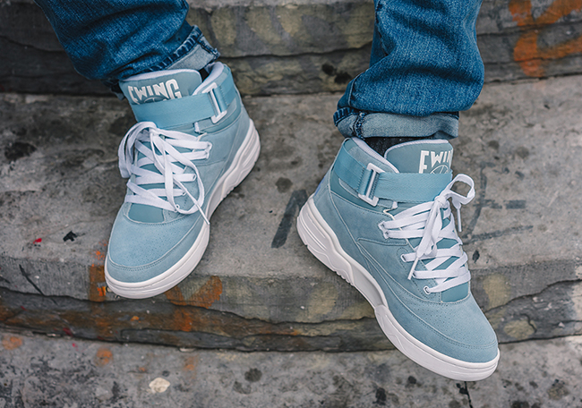 Ewing 33 Hi Dream Blue Suede