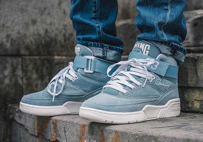 Ewing 33 Hi Dream Blue Suede