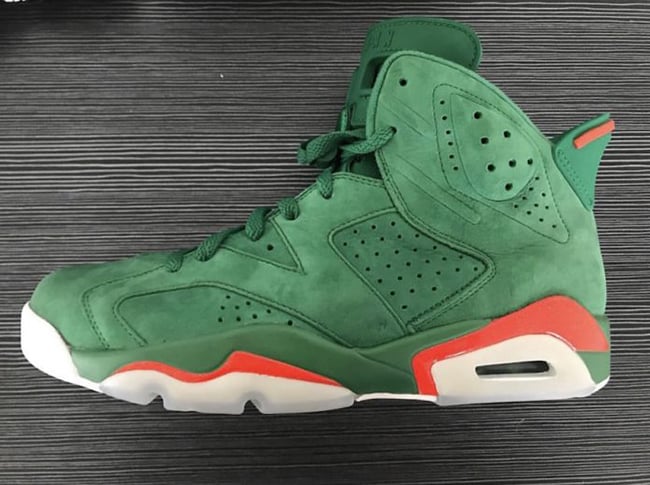 Gatorade Jordan 6 Green Orange