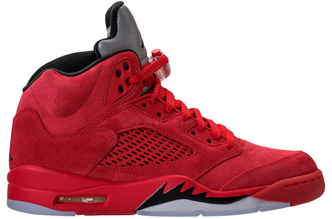Jordan 5 Red Suede