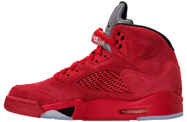 Jordan 5 Red Suede