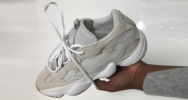Kanye West Wearing the New Yeezy Runner