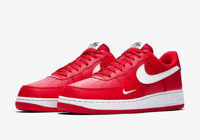 af1 with red swoosh