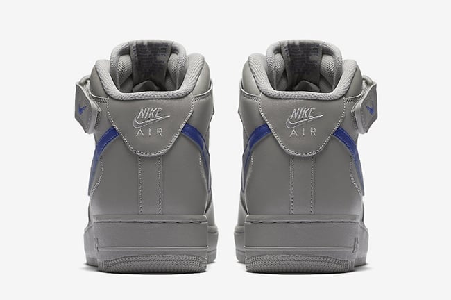 Nike Air Force 1 Mid Dust Grey Royal Blue