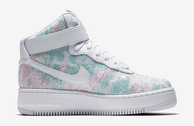 Nike Air Force 1 Upstep Hi Lx Glass Slipper