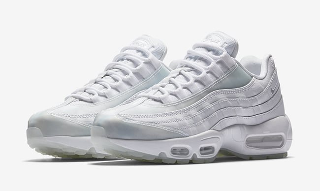 nike air max 95 white pure platinum