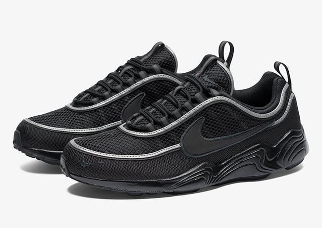 Nike Air Zoom Spiridon in Black and Anthracite